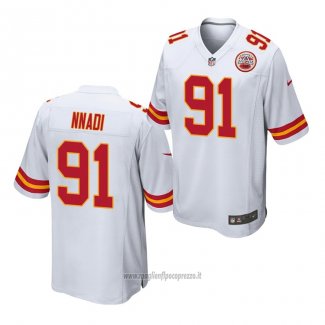 Maglia NFL Game Kansas City Chiefs Derrick Nnadi Bianco