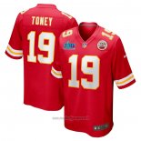 Maglia NFL Game Kansas City Chiefs Kadarius Toney Super Bowl Lvii Patch Rosso