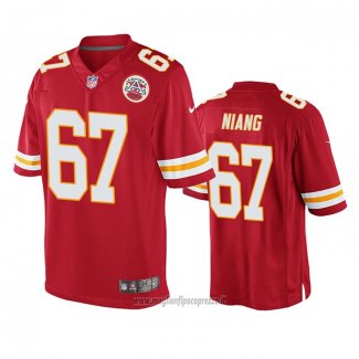 Maglia NFL Game Kansas City Chiefs Lucas Niang Rosso