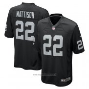 Maglia NFL Game Las Vegas Raiders Alexander Mattison Nero