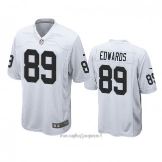 Maglia NFL Game Las Vegas Raiders Bryan Edwards Bianco