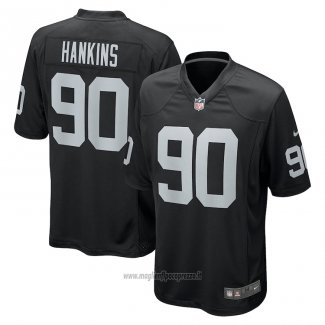 Maglia NFL Game Las Vegas Raiders Johnathan Hankins Nero