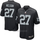 Maglia NFL Game Las Vegas Raiders Nelson Nero