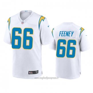 Maglia NFL Game Los Angeles Chargers Dan Feeney 2020 Bianco