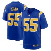 Maglia NFL Game Los Angeles Chargers Junior Seau Retired Alternato Blu