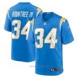Maglia NFL Game Los Angeles Chargers Larry Rountree III 34 Blu
