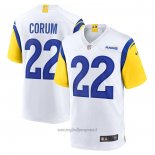 Maglia NFL Game Los Angeles Rams Blake Corum Bianco