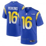 Maglia NFL Game Los Angeles Rams Bryce Perkins Blu