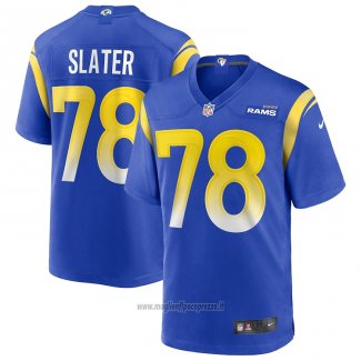 Maglia NFL Game Los Angeles Rams Jackie Slater Retired Blu