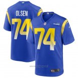 Maglia NFL Game Los Angeles Rams Merlin Olsen Retired Blu