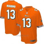 Maglia NFL Game Miami Dolphins 13 Men Dan Marino Arancione