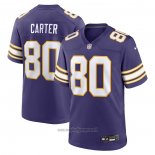 Maglia NFL Game Minnesota Vikings Cris Carter Classic Retired Viola