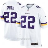 Maglia NFL Game Minnesota Vikings Smith Bianco