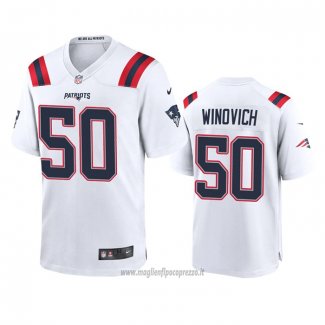 Maglia NFL Game New England Patriots Chase Winovich 2020 Bianco