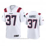 Maglia NFL Game New England Patriots Damien Harris 2020 Bianco