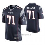 Maglia NFL Game New England Patriots Danny Shelton Blu