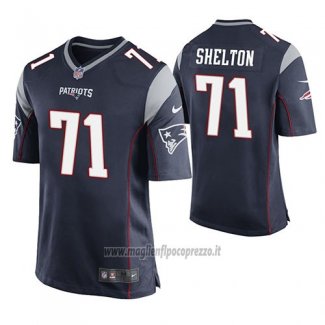 Maglia NFL Game New England Patriots Danny Shelton Blu
