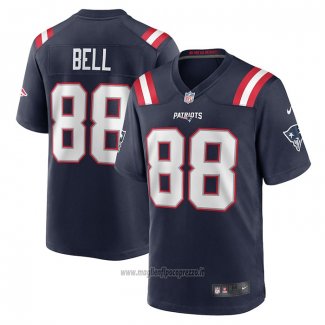 Maglia NFL Game New England Patriots Jaheim Bell Nero1