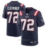 Maglia NFL Game New England Patriots Jermaine Eluemunor Blu