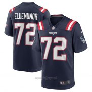 Maglia NFL Game New England Patriots Jermaine Eluemunor Blu