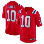 Maglia NFL Game New England Patriots Mac Jones Alternato Rosso