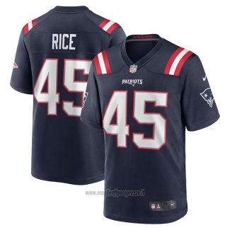 Maglia NFL Game New England Patriots Monty Rice Blu