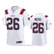 Maglia NFL Game New England Patriots Sony Michel 2020 Bianco