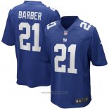 Maglia NFL Game New York Giants Tiki Barber Retired Blu