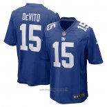 Maglia NFL Game New York Giants Tommy Devito Blu
