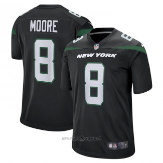 Maglia NFL Game New York Jets Elijah Moore Nero