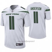 Maglia NFL Game New York Jets Robby Anderson Bianco 60 Anniversario