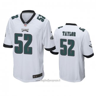 Maglia NFL Game Philadelphia Eagles Davion Taylor Bianco