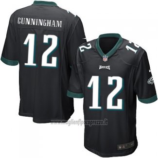 Maglia NFL Game Philadelphia Eagles Gunningham Nero