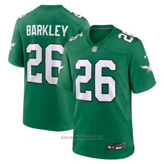 Maglia NFL Game Philadelphia Eagles Saquon Barkley Alternato Verde