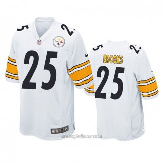 Maglia NFL Game Pittsburgh Steelers Antoine Brooks Bianco