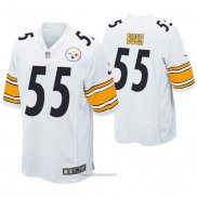 Maglia NFL Game Pittsburgh Steelers Devin Bush Bianco