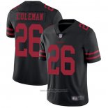 Maglia NFL Game San Francisco 49ers 26 Tevin Coleman Alternate Nero