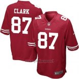 Maglia NFL Game San Francisco 49ers Clark Rosso