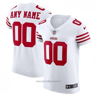 Maglia NFL Game San Francisco 49ers Personalizzate Vapor Elite Bianco