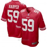 Maglia NFL Game San Francisco 49ers Willie Harper Retired Rosso