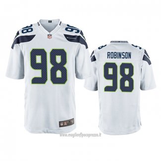 Maglia NFL Game Seattle Seahawks Alton Robinson Bianco