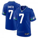 Maglia NFL Game Seattle Seahawks Geno Smith Throwback Blu