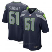 Maglia NFL Game Seattle Seahawks Jalen Sundell Blu