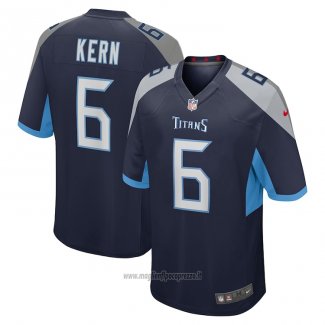 Maglia NFL Game Tennessee Titans Brett Kern Blu
