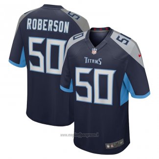 Maglia NFL Game Tennessee Titans Derick Roberson Blu