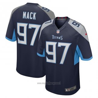 Maglia NFL Game Tennessee Titans Isaiah Mack Blu