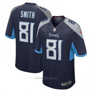 Maglia NFL Game Tennessee Titans Jonnu Smith Blu
