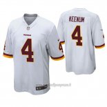 Maglia NFL Game Washington Commanders Case Keenum Bianco