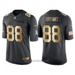 Maglia NFL Gold Anthracite Dallas Cowboys Bryant Salute To Service 2016 Nero
