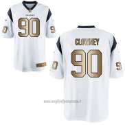 Maglia NFL Gold Game Houston Texans Clowney Bianco